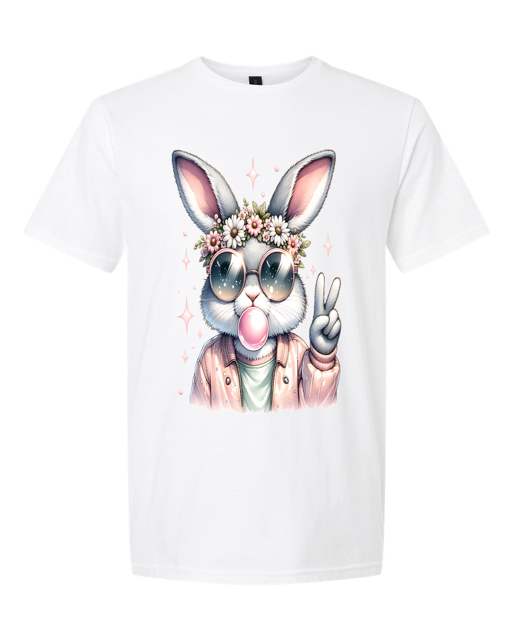 Easter Boho Bubble Blowing Bunny